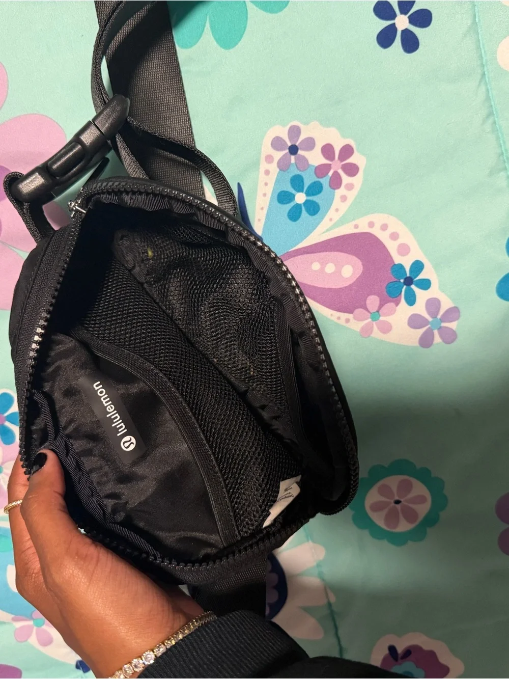 lululemon athletica Black Sling Belt Bag